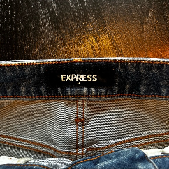 NWT Express 28x30 Skinny Light Wash Jean Denim - Picture 2 of 8